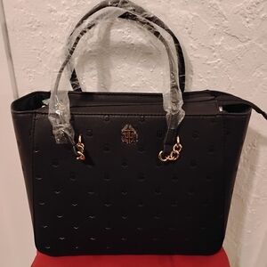 NWT Tommy Hilfiger Monogram Logo Satchel Bag